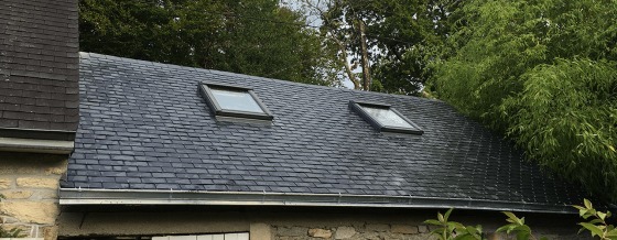 Réfection complète de toiture et pose de Velux