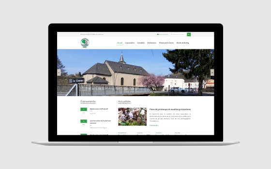Wordpress, site institutionnel