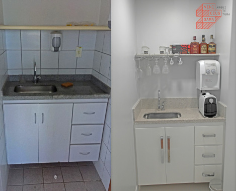 Antes e depois copa - escritório