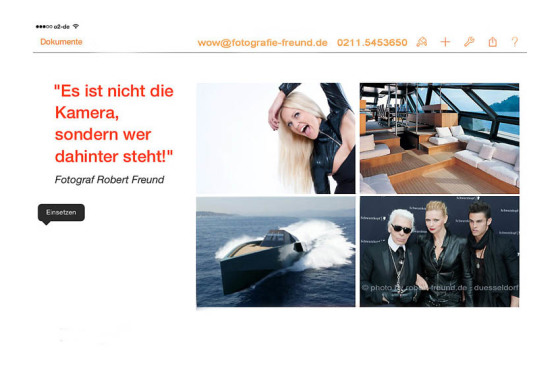 Fotograf Düsseldorf und Fotostudio Robert Freund
