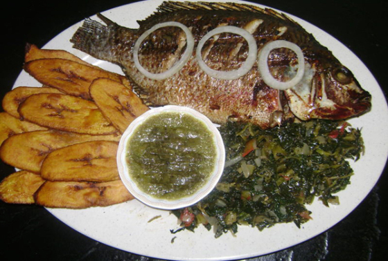 poisson braisé