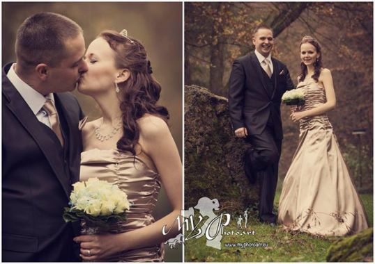 Hochzeit im November (man sieht es ihr nicht an)