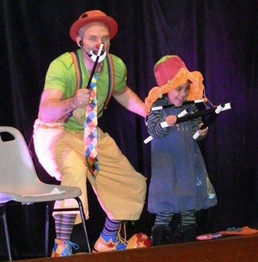 spectacle de clown magicien Bretagne