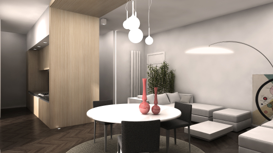Ristrutturazione di attico e interior design