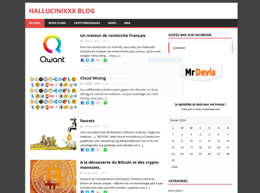 http://blog.hallucinixxx.fr
Bons plans web et crypto-monnaies