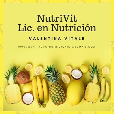 Lic En Nutrición Valentina Vitale