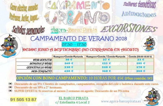 Campamento de Verano, Semana Santa y Navidad