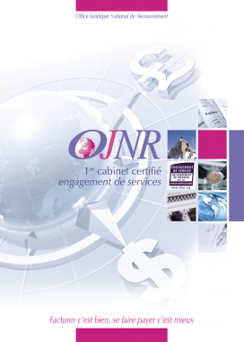 Couverture plaquette d'entreprise.