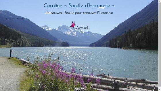 Portail du Site Internet : Caroline-Souffle-dHarmonie.com
