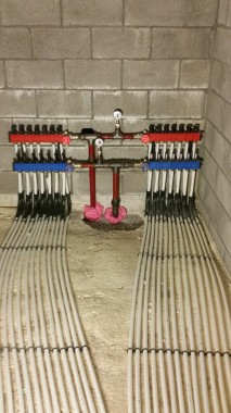 collecteur chauffage sol projet Ctt tiège