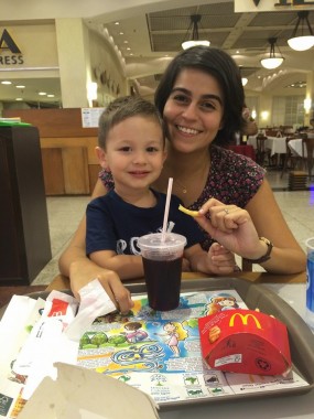 Passeio no shopping!