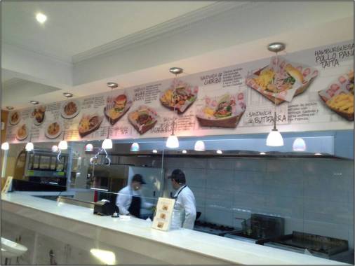 Banner Sanguchería El Taita. Ñuñoa