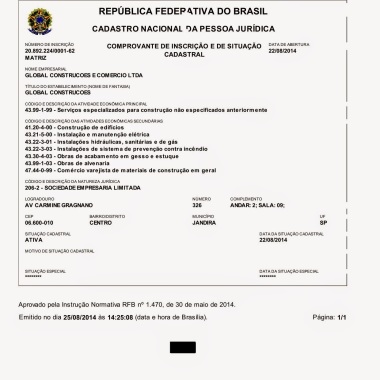 Global Construção Ltda.