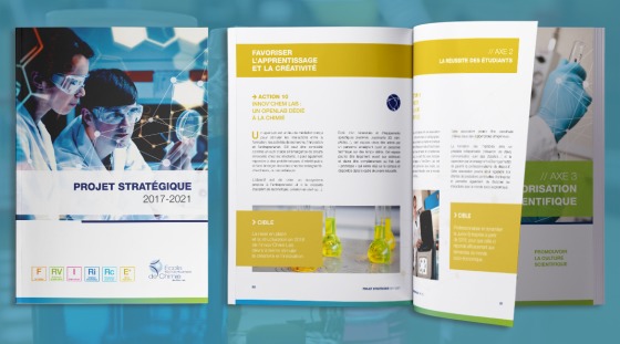 Création de brochure pour une école à Rennes (35)