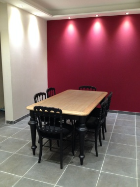 pose de carrelage , et peinture