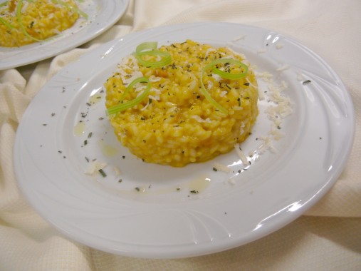 Risottino asparagi e mimosa
