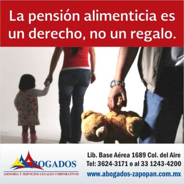 Derecho familiar pensión alimenticia