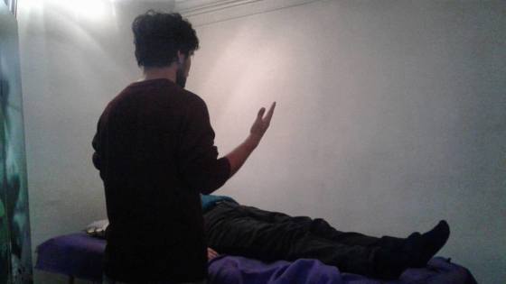 sesion de terapia con reiki