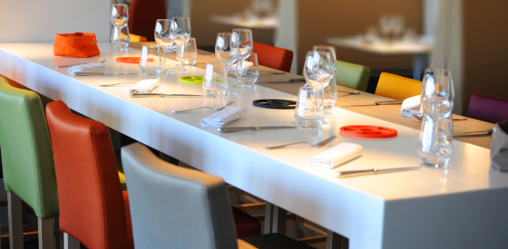 Grande table du Restaurant