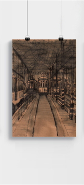 Urban sketch - deposito ATM