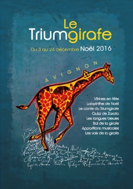 Création de l'identité visuelle et des supports de communication pour le TRIUMGIRAFE.