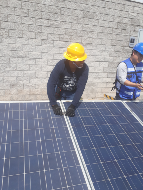 Instalación de paneles solares 