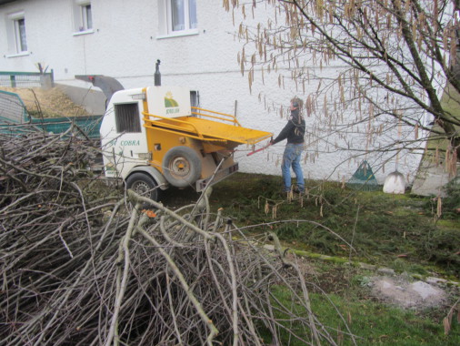 broyage de végétaux