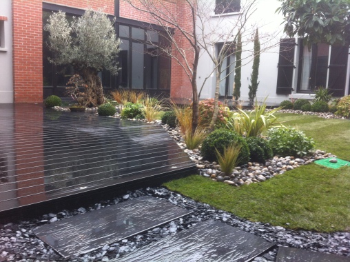 terasse en composite graphite