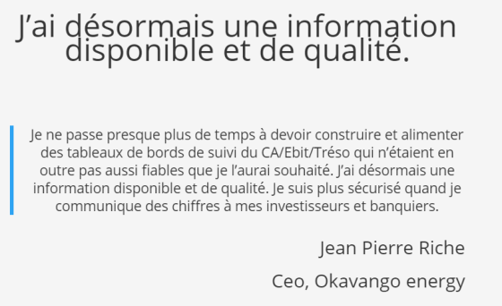 Comme Jean Pierre, SBA vous fera économiser un temps fou !