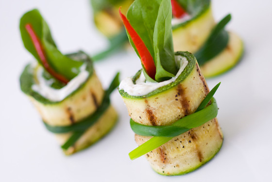 Rouleaux  courgettes