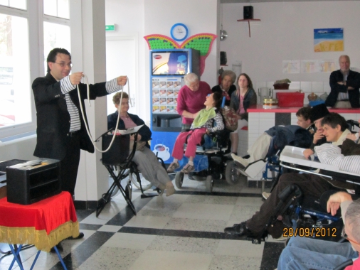 Intervention au sein d'un établissement d'handicapé