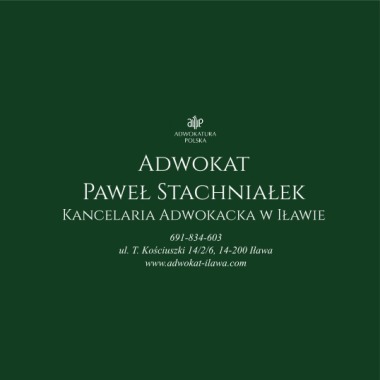 Adwokat Paweł Stachniałek