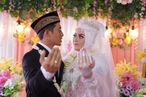 Dekor akad nikah untuk Mbak Lia @adinata_weddingorganizer