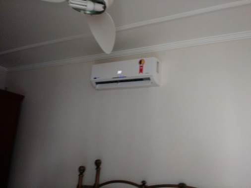 Instalação em um quarto de 9000Btus