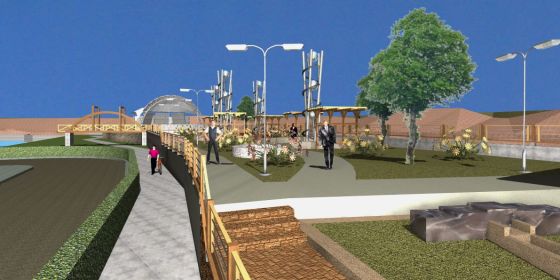 Diseño Parque Lineal