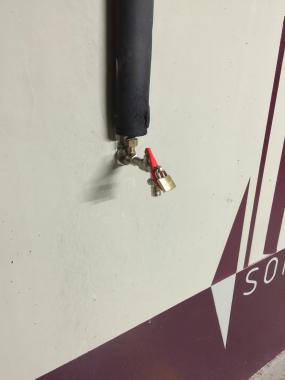 Robinet de puisage anti vandalisme avec cadenas pour les copropriétés.