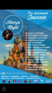 Dates événements de pré lancement France / Belgique / Suisse / Pays-Bas