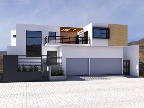 FACHADA DE CASA "MA" RESIDENCIAL 