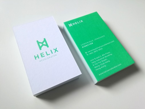 Pantone Color Thick Debossing Logo Business Cards