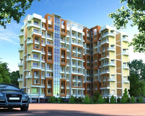 Building facade design (Naigaon)