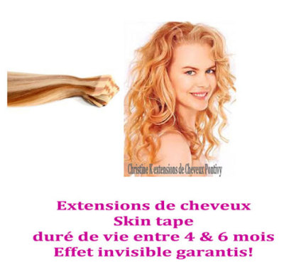 Pose D'extensions Skin tape ( pose a froid)