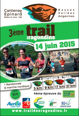 Association au Trail des Ragondins 2015 pour l'organisation et prise en charge d'étirements
