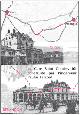 Evenement de mise en valeur du patrimoine par des projections de lumière et de l'affichage
