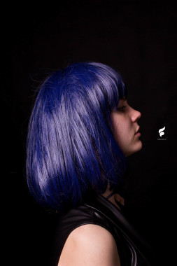 Shooting in studio con parrucche