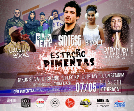 Criação - Flyer Evento: Estação Pimentas