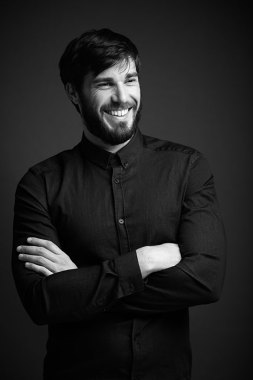 Portrait studio homme