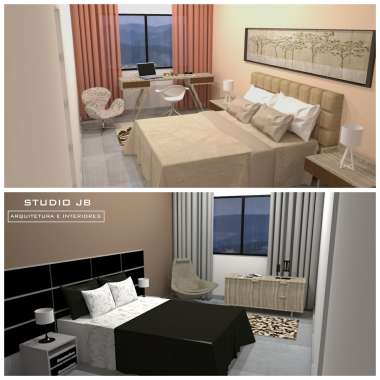 Projeto de Interiores - Quarto Casal 