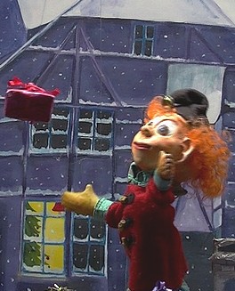 spectacle de marionnettes La chanson du père Noël
pour enfants à partir de 1 ans