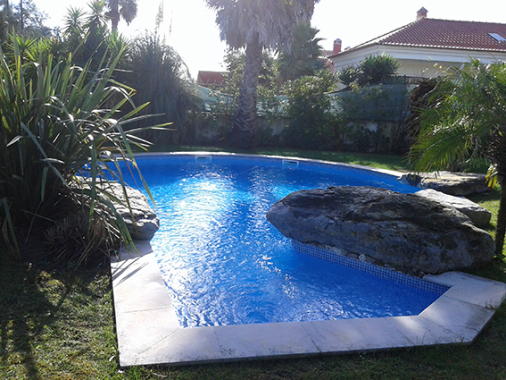 umas das nossas muitas manutenções de piscinas...