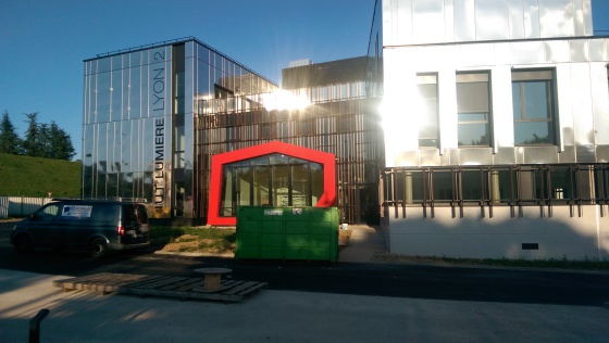 Réalisation de la Plâtrerie Peinture Faux plafond du 3ème bâtiment Universitaire LYON 2 à BRON.